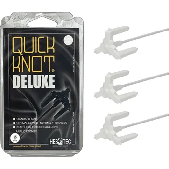 Čištění pro koně Waldhausen Quick Knot Deluxe 35ks sponek na zaplétání hřívy Barva: white, Velikost: normal