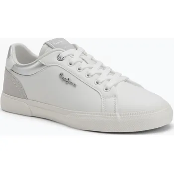 Dámské tenisky Dámské boty Pepe Jeans Kenton Court silver