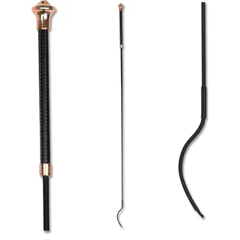 Jezdecký bičík Waldhausen Noblesse drezurní bič Barva: black/rosegold, Velikost: 120 cm