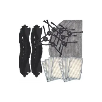 Sada příslušenství pro robotický vysavač Kartáče, HEPA filtry pro vysavač TP-LINK Tapo RV20 Max sada a mopy 22ks