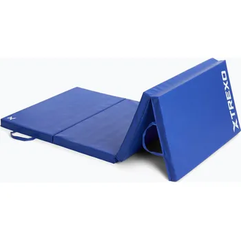 Matrace Skládací gymnastická matrace XTREXO 195 x 80 x 5 cm blue
