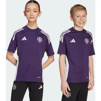Míčový sport ADIDAS Dětský tréninkový dres Manchester United Tiro 25 Competition 10 LET BÍLÁ|FIALOVÁ|ČERNÁ