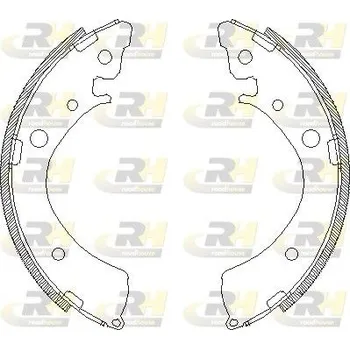 Brzdový systém Szczęki hamulcowe 200x35, 4367.00