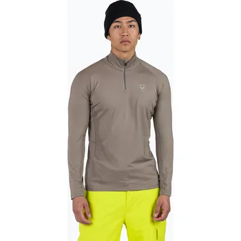 Pánské termo tričko longsleeve Rossignol Classique 1/2 Zip dune