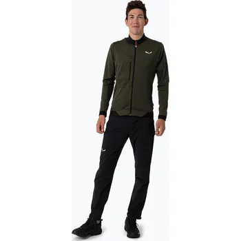 Pánská mikina Pánská trekingová mikina Salewa Pedroc PL 2 zelená 00-0000028576