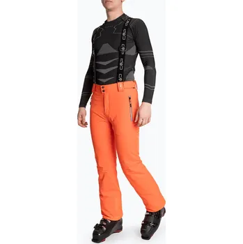 Pánské lyžařské kalhoty CMP 3W04467 fanta fluo
