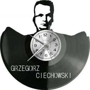 Hodiny Grzegrz Ciechowski Republika Nástěnné Hodiny z Vinylové Desky DÁREK PAMÁTKA