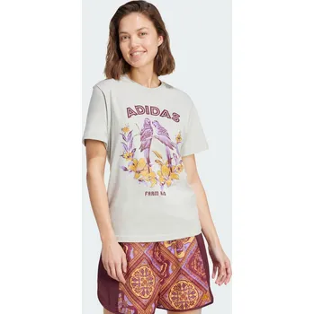 Pánské tričko ADIDAS Tričko adidas X FARM Graphic Tee 2 S ŠEDÁ