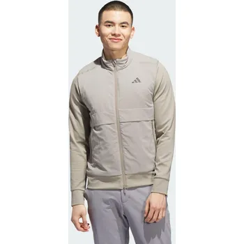 ADIDAS Bunda na zip Ultimate365 Tour Frostguard S BÉŽOVÁ