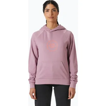 Dámská mikina Dámská mikina Helly Hansen Core Graphic Hoodie purple clay