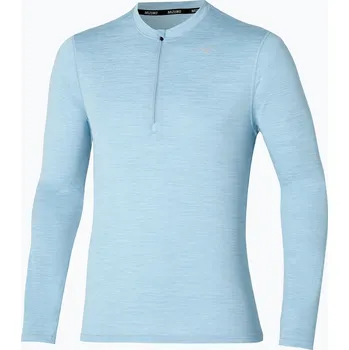 Pánské tričko Pánské běžecké tričko longsleeve Mizuno Impulse Core Half Zip glacier lake