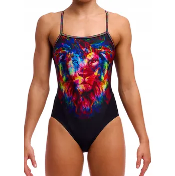 Dámské plavky Plavky FUNKITA Pride Alive - Jednoduchá ramínka 12 (UK34) M