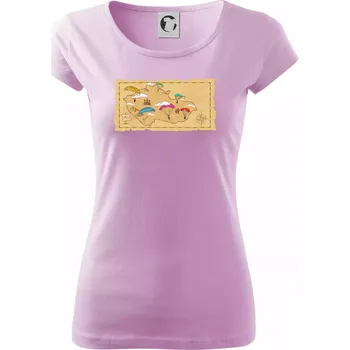 Dámské tričko Paragliding v ČR - Dámské triko Pure - XL ( Orchid )