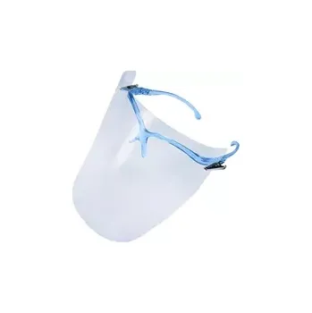 ochranný štít CERKAMED Ochranný štít Comfort Standart 1 obroučka modrá + 10 fólií
