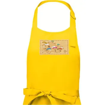 Kuchyňská zástěra Paragliding v ČR - Pánská zástěra na vaření - Univerzální velikost ( Žlutá )
