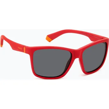 Sluneční brýle Dětské sluneční brýle Polaroid PLD 8057/S matte red/grey polarized