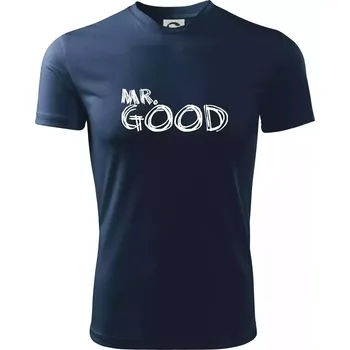 Pánské tričko Mr. Good - Pánské triko Fantasy sportovní (dresovina) - S ( Námořní modrá (velmi tmavá - téměř černá) )