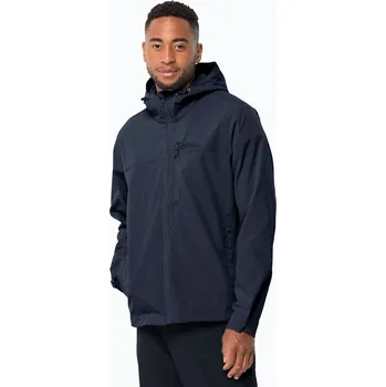 Pánská větrovka Pánská větruvzdorná bunda Jack Wolfskin Desert Wind night blue