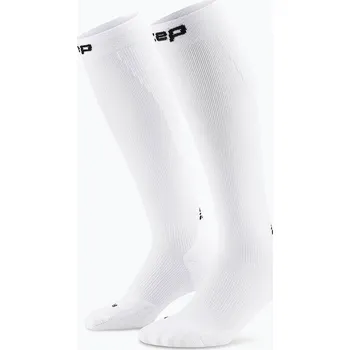 Pánská móda Pánské kompresní ponožky CEP Run Tall 5.0 white