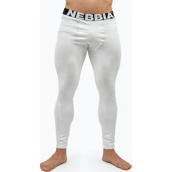 Pánské tréninkové legíny NEBBIA Discipline white