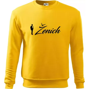 Pánská mikina Ženich psací - Mikina Essential pánská - S ( Žlutá )