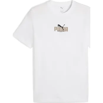 Pánské tričko Pánské Tričko s krátkým rukávem PUMA GRAPHIC PUMA WORDING TEE 68803202 – Bílá M