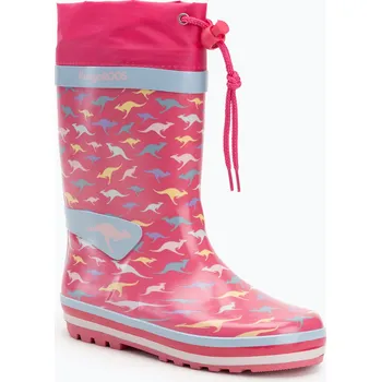 Dívčí holínky Dětské holínky KangaROOS K-Summerrain fandago pink/kangaroo