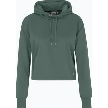 Dámská mikina FILA Dámská mikina Rheine Cropped Hoody dark forest