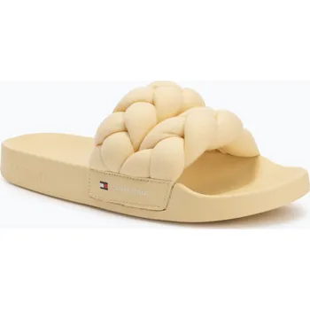 Dámské pantofle Dámské nazouváky Tommy Jeans Braided Slide frozen custard