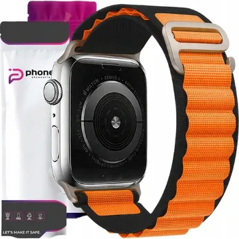 Řemínek na hodinky Řemínek Phoneo pro Apple 25mm oranžový