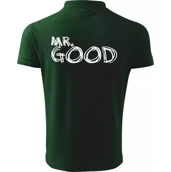 Pánská košile Mr. Good - Polokošile pánská Pique Polo 203 - L ( Lahvově zelená )
