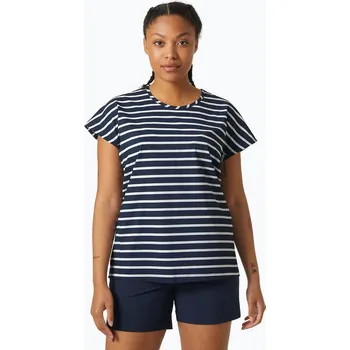 Dámské tričko Helly Hansen dámské trekové tričko Thalia Summer Top námořnicky modré a bílé 34350_598