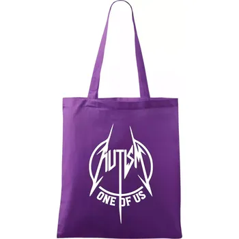 Autism one of us - Taška bavlněná - 42 x 38 cm ( Fialová )