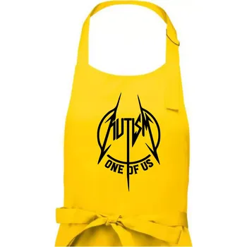 Kuchyňská zástěra Autism one of us - Dámská zástěra na vaření - Univerzální velikost ( Žlutá )