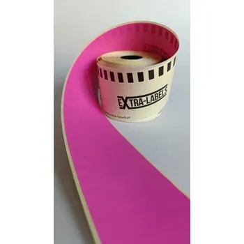 Pásek do tiskárny Páska do tiskárny Brother QL 62mm RŮŽOVÁ jako DK22205