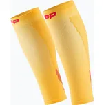 Pánské kompresní pásky na lýtka CEP Calf 5.0 marigold/burgundy