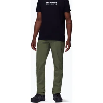 Pánské softshellové kalhoty Mammut Runbold Winter SO dark marsh