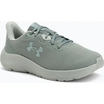 Dámská běžecká obuv Dámské běžecké boty Under Armour Charged Pursuit 4 silica green/silica green/metallic silica