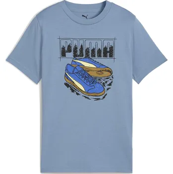 Dětské Tričko s krátkým rukávem PUMA GRAPHIC SNEAKER TEE B 68993934 – Modrá 140