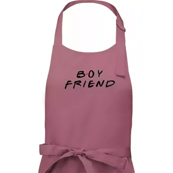 Kuchyňská zástěra Boy Friend - Pánská zástěra na vaření - Univerzální velikost ( Starorůžová )