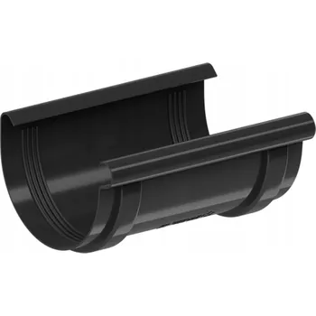 okap SPOJKA OKAPU PVC OKAPOVÝ SYSTÉM 130/90 ČERNÁ RAL 9005 KROP