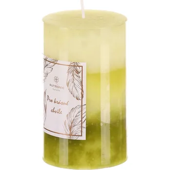 Svíčka Autronic Svíčka aromatická - citrónová tráva, parafín, barva zelená. - SVW1402 GRN