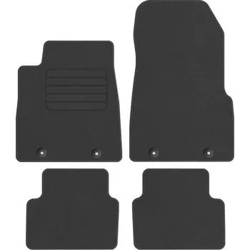 autokoberec Koberce Edecor velurové 4 ks