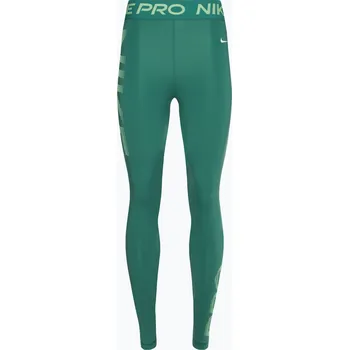 Dámské legíny Dámské tréninkové legíny Nike Pro Dri-FIT Mid-Rise 7/8 Graphic bicoastal/vapour green/white
