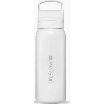 Láhev Cestovní láhev Lifestraw Go 2.0 Steel z filtrem 1 l white