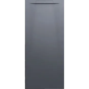 Sprchová vanička Laufen Pro - vanička obdélníková 180x80 s lineárním odtokem na kratší straně, Marbond antracit H2101850780001