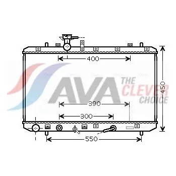Chladič motoru Chladič, chlazení motoru AVA Benelux SZA2085