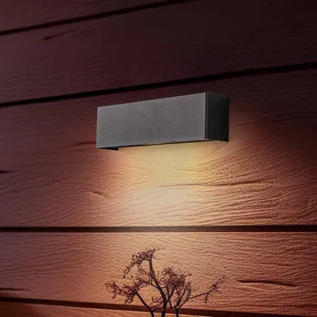 Lampička Euluna Nástěnné světlo Straight XS, šířka 26 cm, černé černý 1 x 40 W - Doprava zdarma