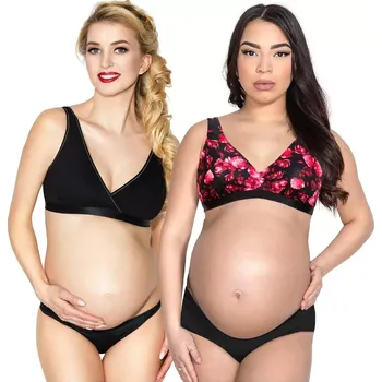 Podprsenka Měkká podprsenka s kosticí Mitex Lilly A'2 šedorůžový L