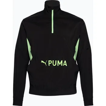 Pánská mikina Pánská tréninková mikina PUMA Fit Heritage Woven černá 523106 51